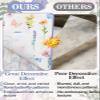 100pcs Spring Floral Paper Napkins Disposable - 6.5x 6.5 Soft Hand Towels for Guest Bathroom, Elegant Decorative Napkins for Birthday Wedding Spring Party Baby Shower (Small Floral) view 3
