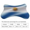 SESLFLKPJK Car Headrest Protect Neck Pillow Neck Pain Relief Cervical Support Flag of Argentina Travel Sleeping Headrest Cushion for Driving Travel Car view 2
