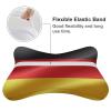SESLFLKPJK 2Pcs Flag of Germany Car Headrest Protect Neck Pillow Ergonomic Design, Breathable Comfortable Memory Foam Neck Support Headrest Pillow for Driving Seats Car view 3