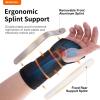 MEENCOOL Carpal Tunnel Wrist Brace Night Support, Adjustable Splint Left Hand for Wrist Pain Relief Hand Brace for Tendonitis, Arthritis, Sprain for Men Women (Black, L) view 3