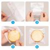 Aubeco 4X4 Inch 120Pcs Clear Cellophane Bags with Seal, Adhesive Cookie Bag for DIY, Small Products, Food, and Packaging view 4