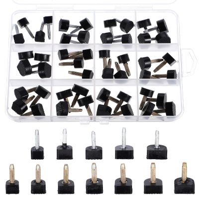 24 Pairs Heel Caps for High Heels, Black U-Shape Heel Replacement Tips (8-12.5mm), Fits Women's Boots & Dress Shoes