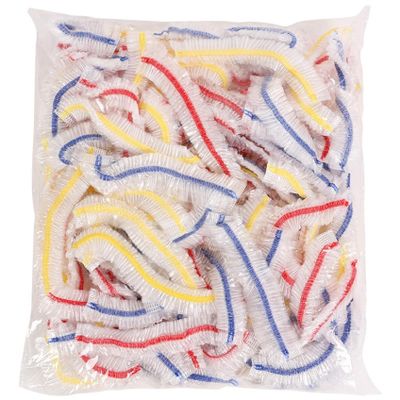 Plastic Covers For Bowls, Plastic Bowl Covers 300Pcs Colorful Food Grade PE Plate for Food with Elastic Disposable Leakproof Fresh Keeping Wrap for Leftover for Daily Use