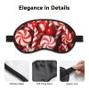 Candy Canes Sleep Mask for Side Sleepers: Blackout Eye Masks for Sleeping - Soft Breathable Soft Eye Shade Cover for Travel - Adjustable Night Blindfold for Men Women Gifts view 3
