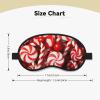 Candy Canes Sleep Mask for Side Sleepers: Blackout Eye Masks for Sleeping - Soft Breathable Soft Eye Shade Cover for Travel - Adjustable Night Blindfold for Men Women Gifts view 4