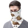 FHEDVBN Kiwi Birds Cute Ski Mask UPF 50+ Balaclava - Windproof Face Cover for Men Women Cooling Summer Half Face Mask Scarf Sun UV Protection Neck Gaiter for Outdoor Activities view 1