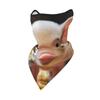FHEDVBN Cute Animal Ski Mask UPF 50+ Balaclava - Windproof Face Cover for Men Women Cooling Summer Half Face Mask Scarf Sun UV Protection Neck Gaiter for Outdoor Activities view 2