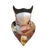 FHEDVBN Cute Animal Ski Mask UPF 50+ Balaclava - Windproof Face Cover for Men Women Cooling Summer Half Face Mask Scarf Sun UV Protection Neck Gaiter for Outdoor Activities view 3