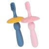 Baby Silicone Toothbrush Ultra Soft Safe Detachable Design Infant Training Toothbrush for Babies Toddlers 2Pcs Food Grade Silicone view 3