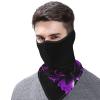 FHEDVBN purple and black butterfly Ski Mask UPF 50+ Balaclava - Windproof Face Cover for Men Women Cooling Summer Half Face Mask Scarf Sun UV Protection Neck Gaiter for Outdoor Activities view 1