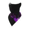 FHEDVBN purple and black butterfly Ski Mask UPF 50+ Balaclava - Windproof Face Cover for Men Women Cooling Summer Half Face Mask Scarf Sun UV Protection Neck Gaiter for Outdoor Activities view 2