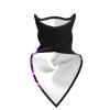 FHEDVBN purple and black butterfly Ski Mask UPF 50+ Balaclava - Windproof Face Cover for Men Women Cooling Summer Half Face Mask Scarf Sun UV Protection Neck Gaiter for Outdoor Activities view 4