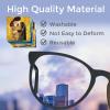 FREEBLOSS 24pcs Glasses Cleaning Cloth Microfiber Cleaning Cloth for Glasses Eyeglasses Reusable Thick Cleaner Cloths Soft Wipes for Camera Lens Phone Screens, 6.3x6.3" Oil Painting Pattern view 3