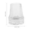 Coolhiya Crutch Tips 7/8 Inch Clear Cane Tip Walking Stick Replacement Feet Cap Crutches Accessories 22 Mm Hole view 2