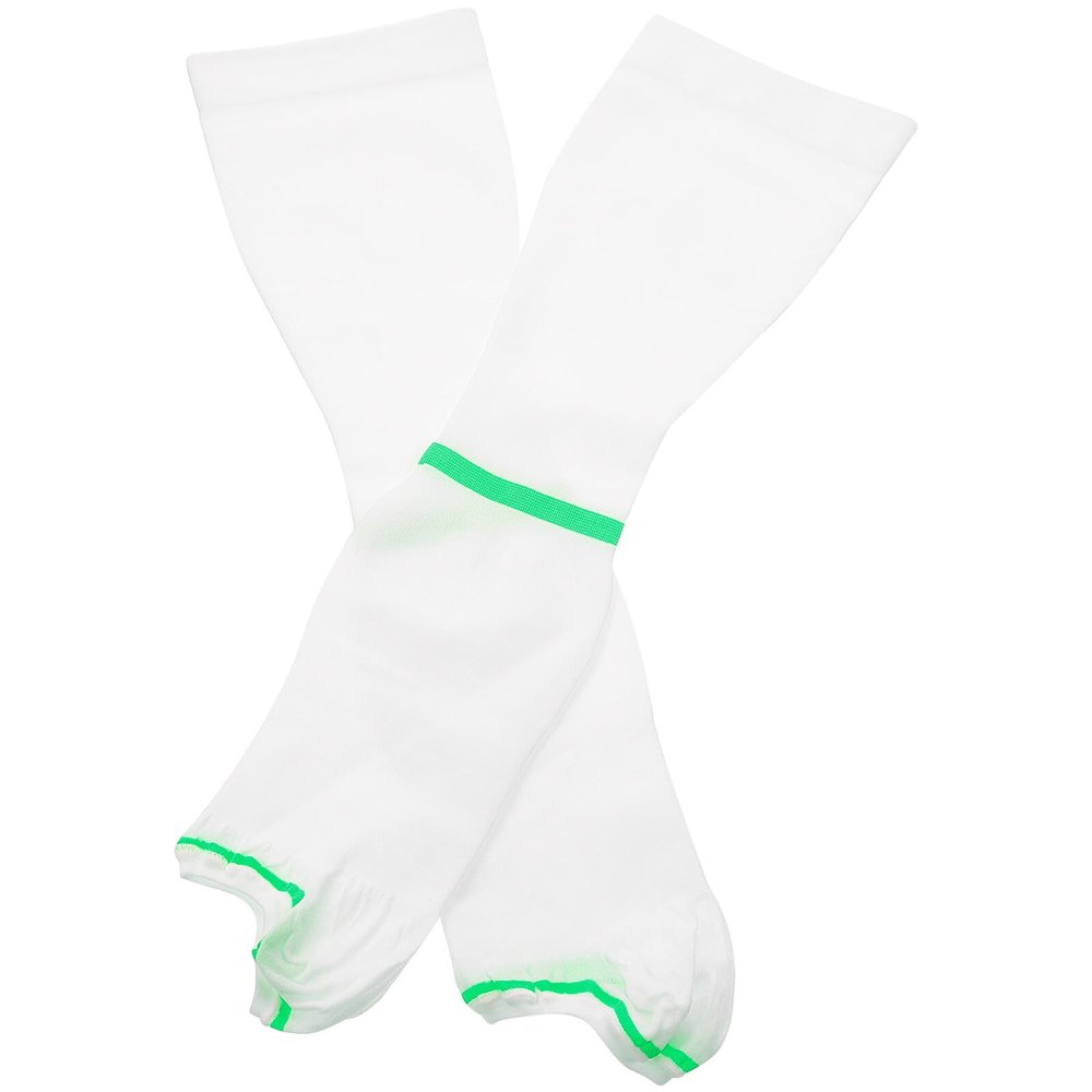 1 Pair of Professional Support Hose Compression Socks Knee-high Elastic Grade Breathable Socks for Prevention and Daily Leg Protection Random Color