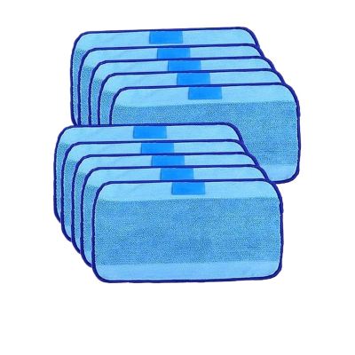 Replacement Mopping Cloth,Compatible For Roomba,Compatible For Braava,390t 380t 380 320 Mint 4200 4205 5200 5200C Vacuum Cleaner Anti-Scratch(10pcs)