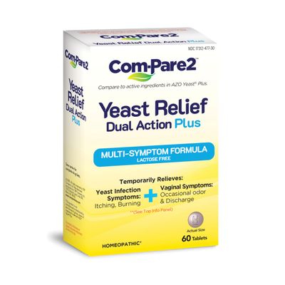 Com-Pare2 Yeast Relief Dual Action Plus