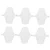 Anneome Reusable Sanitary Pads 6pcs Set Waterproof Cotton Washable Menstrual Cloth Pads 180mm Leakproof Breathable Feminine Care for Everyday Use view 1