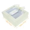 DOITOOL Valentines Day Box Set with Tote Bag Ivory Paper Packaging Box with Ribbon and Card for Wedding Party Wrapping Supplies view 2