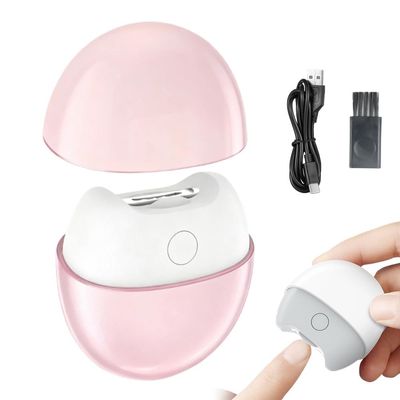 2026 New 3 in 1 Electric Automatic Nail Clipper with Light, 2 Speeds, Magnetic Cover, Nail Scraps Storage, USB Rechargeable, Safety Electric Fingernail Trimmer for Kids, Adult, Seniors, Men (Pink)