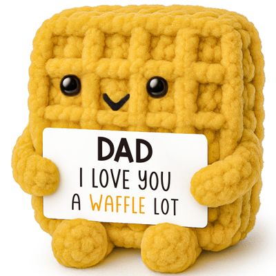 EnjoyVita Dad Gifts from Daughter Son Wife, Fathers Day Birthday Gifts for New Dad Step-Dads Father in Law, Gift for Best Dads Bonusdad Daddy, Christmas Handmade Crochet Presents