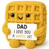 EnjoyVita Dad Gifts from Daughter Son Wife, Fathers Day Birthday Gifts for New Dad Step-Dads Father in Law, Gift for Best Dads Bonusdad Daddy, Christmas Handmade Crochet Presents view 1