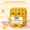 EnjoyVita Dad Gifts from Daughter Son Wife, Fathers Day Birthday Gifts for New Dad Step-Dads Father in Law, Gift for Best Dads Bonusdad Daddy, Christmas Handmade Crochet Presents view 3