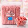 Strawberry Sour Belts Candy 2.5 lb Bulk Tub, Sweet & Tart Chewy Ribbon Candy view 1