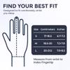 SoothingThreads 100% Organic Cotton Eczema Mittens for Adults Anti-Scratch Nighttime Sleeping Gloves with Secure Adjustable Strap, Reusable & Washable 2 Pairs, S/M/L (Navy, Medium) view 4