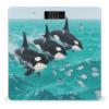 Underwater Whale Weight Scale Cute Bathroom Scale for Body Highly Accurate Digital Weighing Machine for People Compact LCD Display Scales with Sturdy Toughened Glass Scales view 1