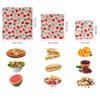 Reusable Beeswax Wraps For Food SML 3 Pack Bee's Wrap for Bowl Covers and Food Storage, Reusable Cling Wrap (Yellow Fruit) view 2