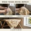 Honeybee Wrap Bread Food Wrap, 21 x 18 Inches, GOTS-Certified 100% Organic Cotton with Beeswax, Reusable and Compostable view 4