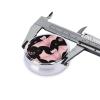 Pink Bat and Floral Pill Box Portable Round 3 Compartment Pill Case Hold Vitamins view 4