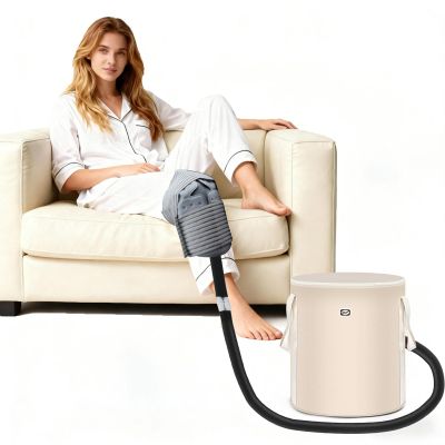 Cold Therapy Machine for Knee After Surgery Circulating Ice Therapy System with Automatic Safety Timer, Quiet Night Use, Easy Setup for Post Knee Replacement Recovery