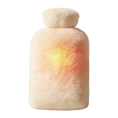 Heated Water Bottle,2000ml Cute Heating Plush Pouch | Hot Water Bottle with Cover | for Bedroom Living Room School Office Travel Winter Cold Weather Relief Body Hands Feet