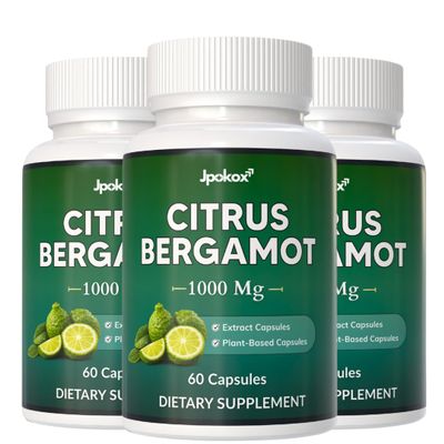 Citrus Bergamot | Citrus Bergamot Extract | 1000mg Capsules for Men & Women | (Pack 3)