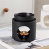 NIDONE Essential Oil Burner, Heat-Resistant Ceramic Wax Melt Warmer, Aromatherapy Tealight Candle Diffuser for Home Office Decor view 3