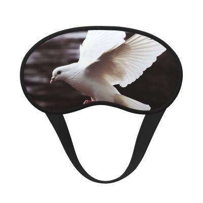 Flying Dove Sleep Mask for Side Sleepers: Blackout Eye Masks for Sleeping - Soft Breathable Soft Eye Shade Cover for Travel - Adjustable Night Blindfold for Men Women Gifts
