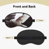 Flying Dove Sleep Mask for Side Sleepers: Blackout Eye Masks for Sleeping - Soft Breathable Soft Eye Shade Cover for Travel - Adjustable Night Blindfold for Men Women Gifts view 2