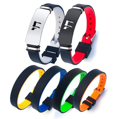 6 pack-Chai Life Hebrew Symbol Wristband for Men & Women - Adjustable Silicone Wristband, Jewish Celebration & Blessing Gift, Good Luck Health Happiness