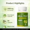 Jpokox Amla Fruit | Amla Fruit Extract | amla Fruit Capsules 1500 mg | (Pack 3) view 4