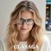 CLASAGA Progressive Multifocal Reading Glasses for Women Photochromic Gray Sunglasses Blue Light Block Stylish Ladies Readers (2 Mix Color, 4.0, x) view 2