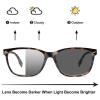 CLASAGA Progressive Multifocal Reading Glasses for Women Photochromic Gray Sunglasses Blue Light Block Stylish Ladies Readers (2 Mix Color, 4.0, x) view 3