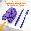 360 Electrostatic Duster Refills The Sustainable Choice for a Dust-Free Home, Reusable Electrostatic Dust Removal Kit, Suitable for Both Wet and Dry Use and Washable (4ppcs) view 4