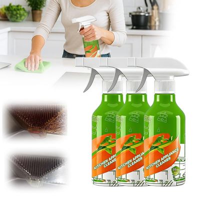 BOLDEP Kitchen Cleaner Spray, 300ml Cleanse Natural Enzyme Formula to Household Appliances, Multi-Purpose Cleaner, Kitchen Cleaning Spray for Hold, Oven, Stove (3, 300ml)