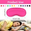 14 Pcs Multicolor Blindfolds for Games Eye Mask Sleep Sleeping Mask Travel Sleep Masks Team Building Games Party with Nose Pad and Adjustable Strap for Women Men Kids Unisex 14 Colors view 2