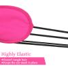 14 Pcs Multicolor Blindfolds for Games Eye Mask Sleep Sleeping Mask Travel Sleep Masks Team Building Games Party with Nose Pad and Adjustable Strap for Women Men Kids Unisex 14 Colors view 3