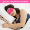 14 Pcs Multicolor Blindfolds for Games Eye Mask Sleep Sleeping Mask Travel Sleep Masks Team Building Games Party with Nose Pad and Adjustable Strap for Women Men Kids Unisex 14 Colors view 4
