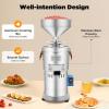 Commercial Peanut Butter Machine, Electric Grain Grinder Stainles, Steel Sesame, with Solid Lockers, for Soy Milk, Sesame Paste, Almond, Cashew view 4