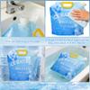 XMPTPK 4 Pack Ice Bath Bags, Reusable Cold Plunge Tub Accessories, Portable Bathtub Freezer Water Bags with Handle for Home Outdoor Bathtub Bucket(10L) view 4